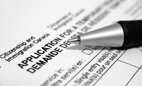 Canadian visa application
